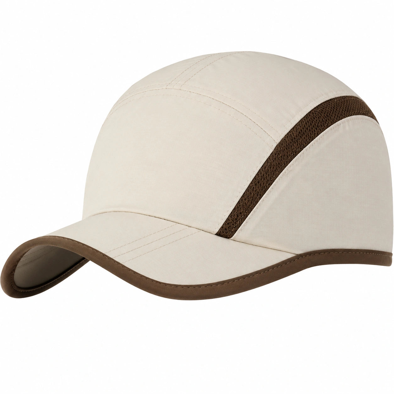 Unisex Atmungsaktive Baseballkappe Beige/Braun