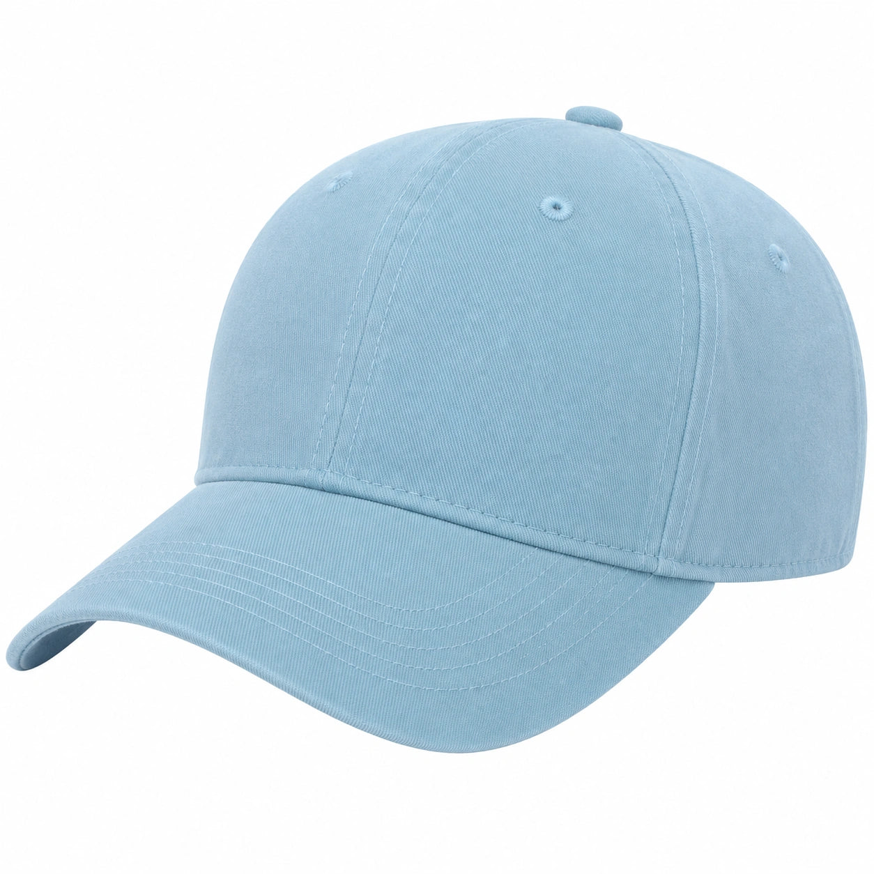 Unisex Basecap Verstellbar Hellblau