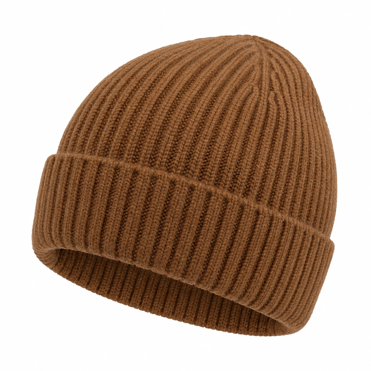 Unisex Strickmütze Beanie Braun