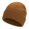 Braune Unisex Strickmütze für Erwachsene