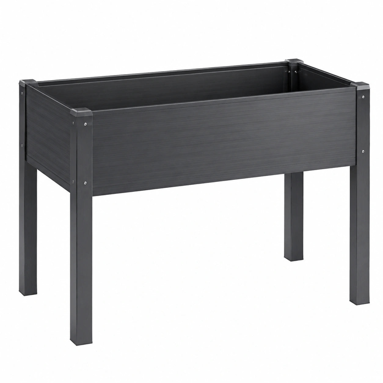 Metall Hochbeet Pflanzkasten Grau
