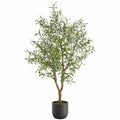 Künstlicher Olivenbaum 120 cm mit Topf Grün