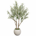 Künstlicher Olivenbaum im Topf 160cm Grün