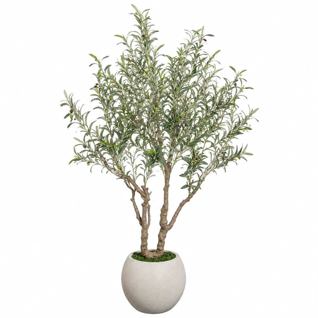 Künstlicher Olivenbaum im Topf 160cm Grün