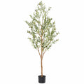 Künstlicher Olivenbaum 180 cm Grün mit Topf