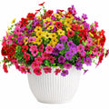 Bunter Künstlicher Blumenstrauß für Dekoration, Mehrfarbig, 25cm