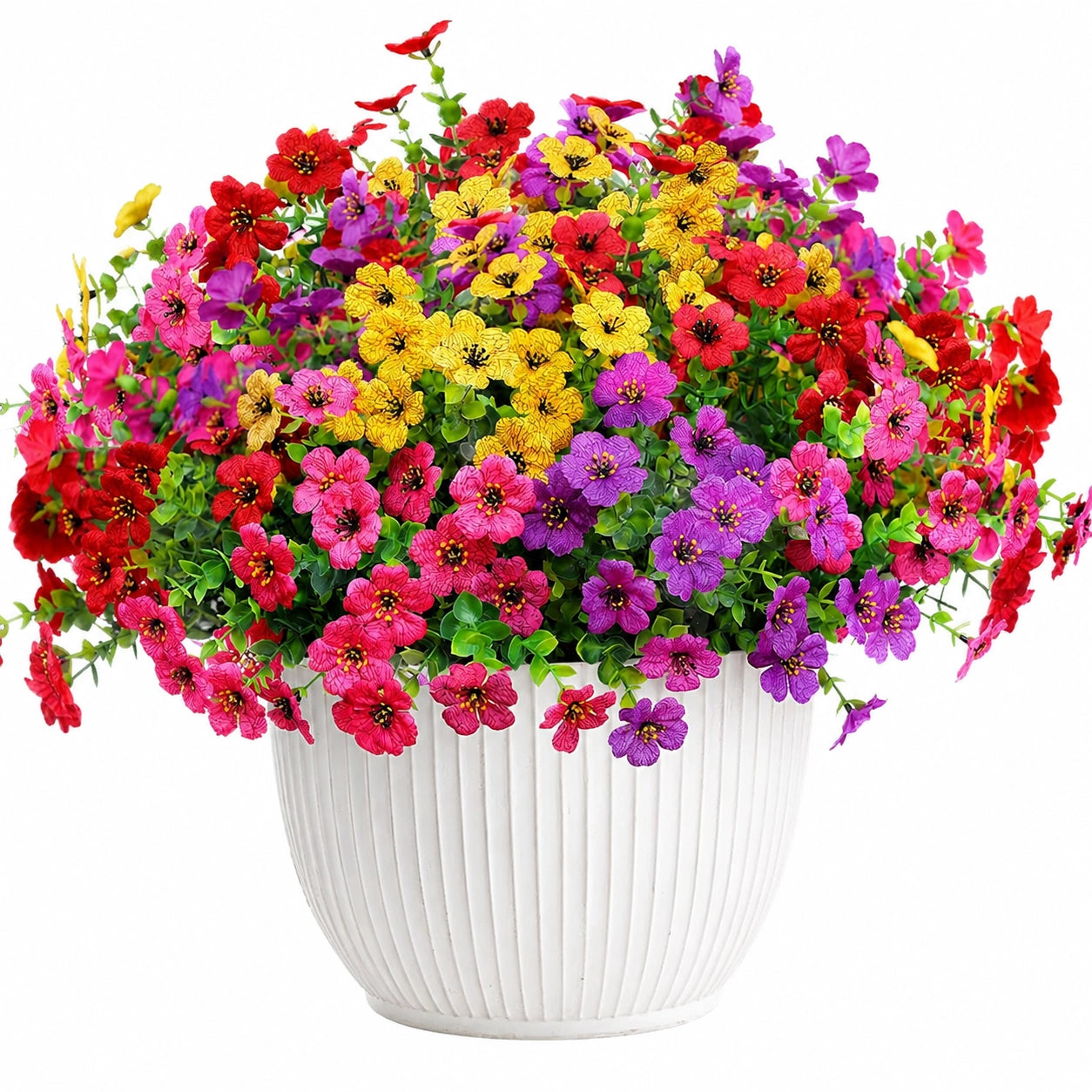 Bunter Künstlicher Blumenstrauß für Dekoration, Mehrfarbig, 25cm