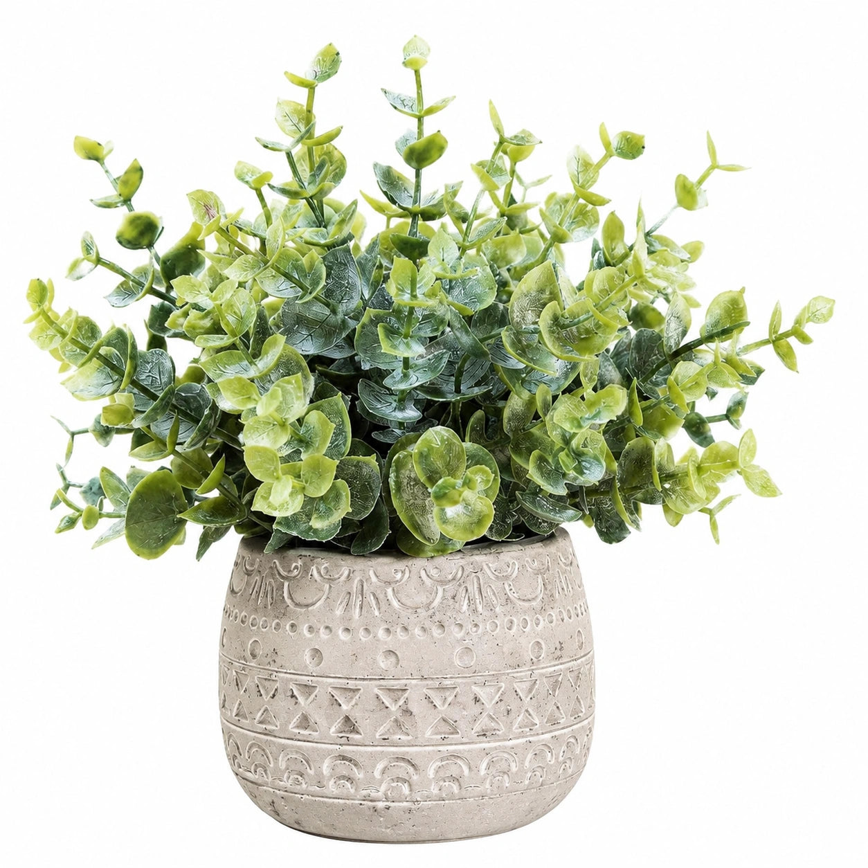 Künstliche Eukalyptus-Pflanze im dekorativen Topf, Grün, 30 cm