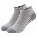 Graue Knöchellange Sneaker-Socken Unisex Größe EU 36-42