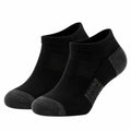 Kurzsocken Schwarz Grau Atmungsaktiv Rutschfest 2 Paar